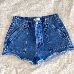 Forever 21 Frayed Denim Shorts